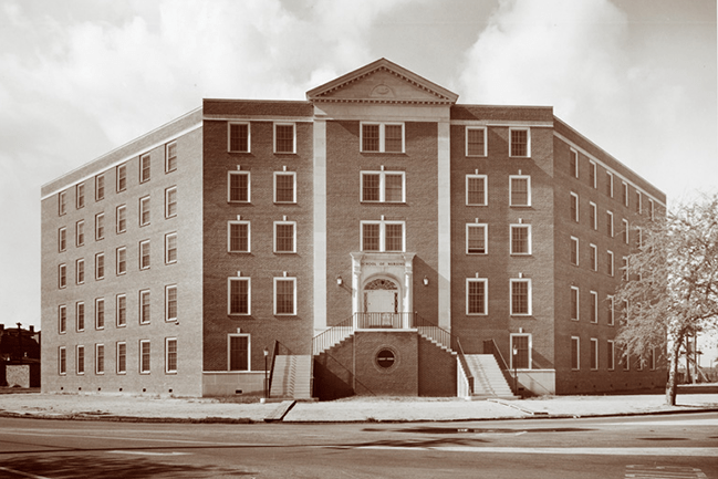 College of Nursing building, 1956